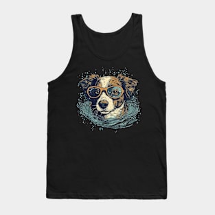 Swimming dog Tank Top